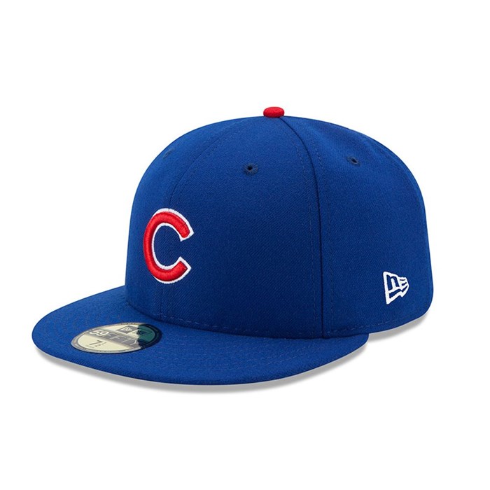 Chicago Cubs Authentic On-Field Game 59FIFTY Lippis Sininen - New Era Lippikset Outlet FI-084715